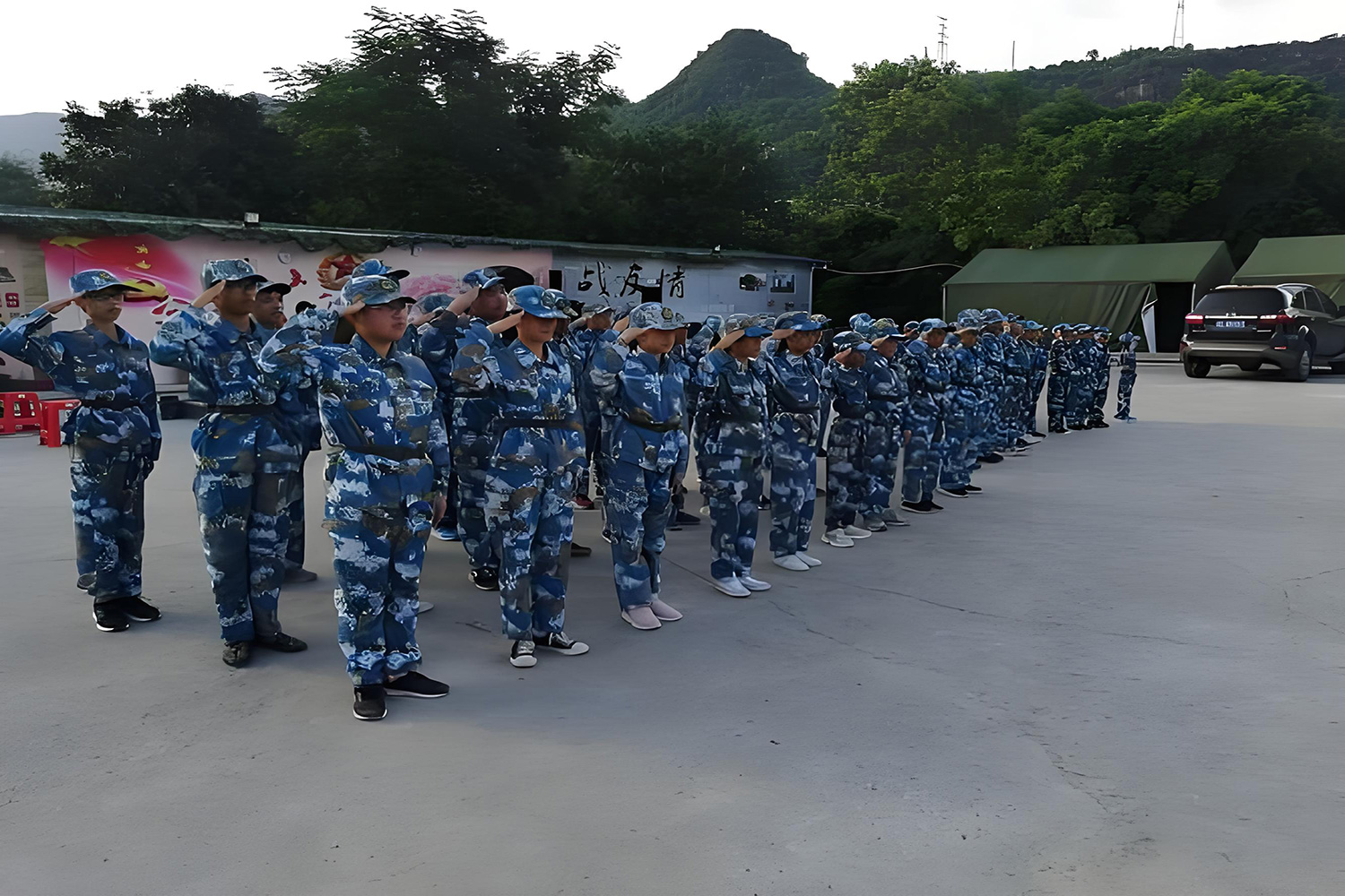 開啟熱血征程少年軍事訓練營第一期開營